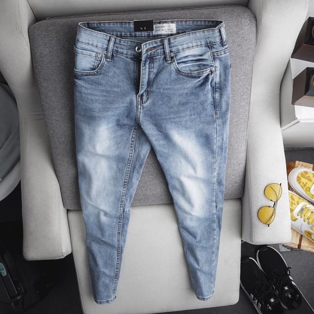 [Quà khi mua 2 SP] Quần jean nam ôm nhẹ 3 màu hàng xuất đẹp