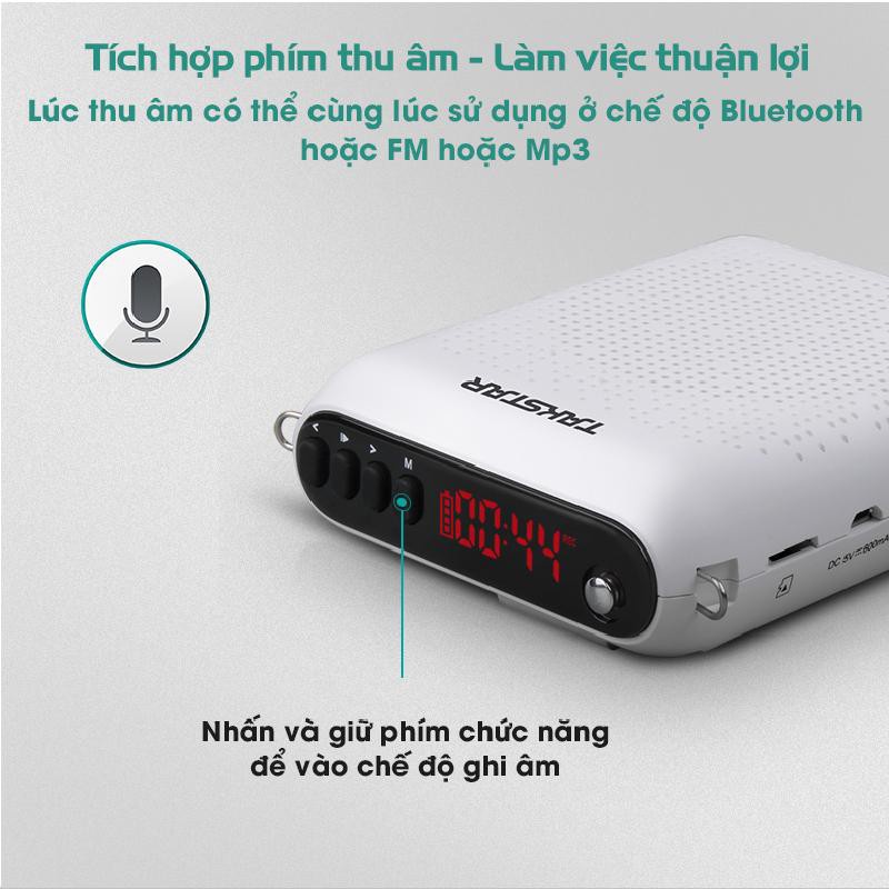 Máy Trợ Giảng Không Dây , Có Dây Takstar E220 . Có Blutooth , Hỗ Trợ Đài FM , Có Đi Kèm Mic Không Dây .Bảo Hành 12 Tháng