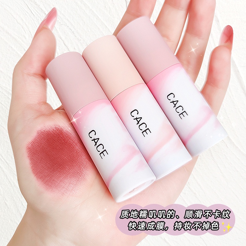Thỏi son kem lì QIBEST CACE - C11 mịn mượt như nhung chống thấm nước lâu trôi 6 màu 23g | BigBuy360 - bigbuy360.vn