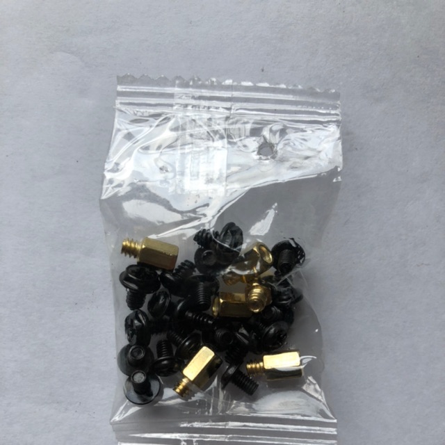 Bộ ốc bắt main cho máy tính + 10 sợi dây thít