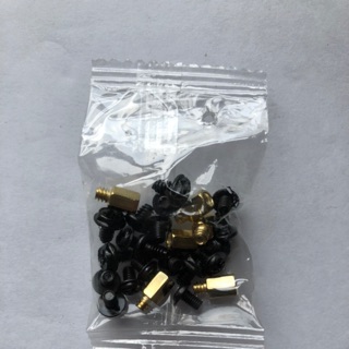 Bộ ốc bắt main cho máy tính + 10 sợi dây thít