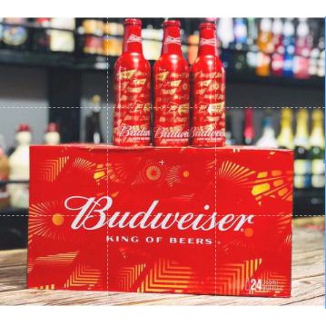 Bia Budweiser (Mỹ) _ chai Nhôm