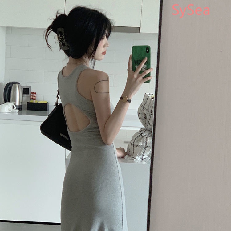 Đầm Màu Sắc Trơn Thiết Kế Quyến Rũ Thời Trang Mùa Hè Dành Cho Nữ