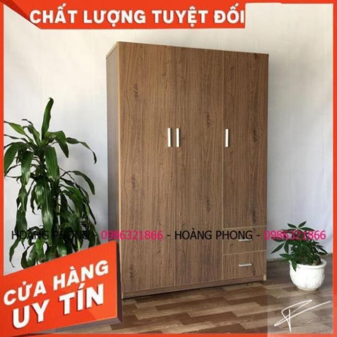 Tủ quần áo 3 cánh ĐẸP TPHCM ( 1M23 X 1M85 ) #100% Miễn phí vận chuyển Bảo hành 2 năm tại nhà