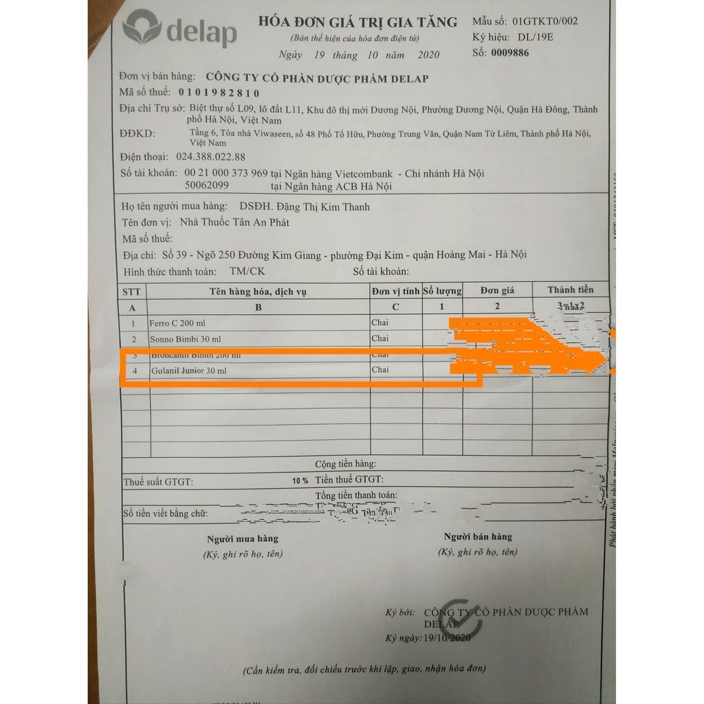 Golanil Junior - Xịt Sát Trùng Họng Giảm Ho Tăng Sức Đề Kháng Cho Trẻ