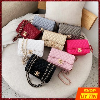 𝓗ì𝓷𝓱 𝓣𝓱ậ𝓽 💖 𝓕𝓻𝓮𝓮 𝓢𝓱𝓲𝓹 💖 Túi xách Nữ, Túi Quảng Châu Đeo Chéo Dây Xích Hàng Hiệu 2 Dây Kẹp Nách Đi Tiệc Đẹp Sang Chảnh