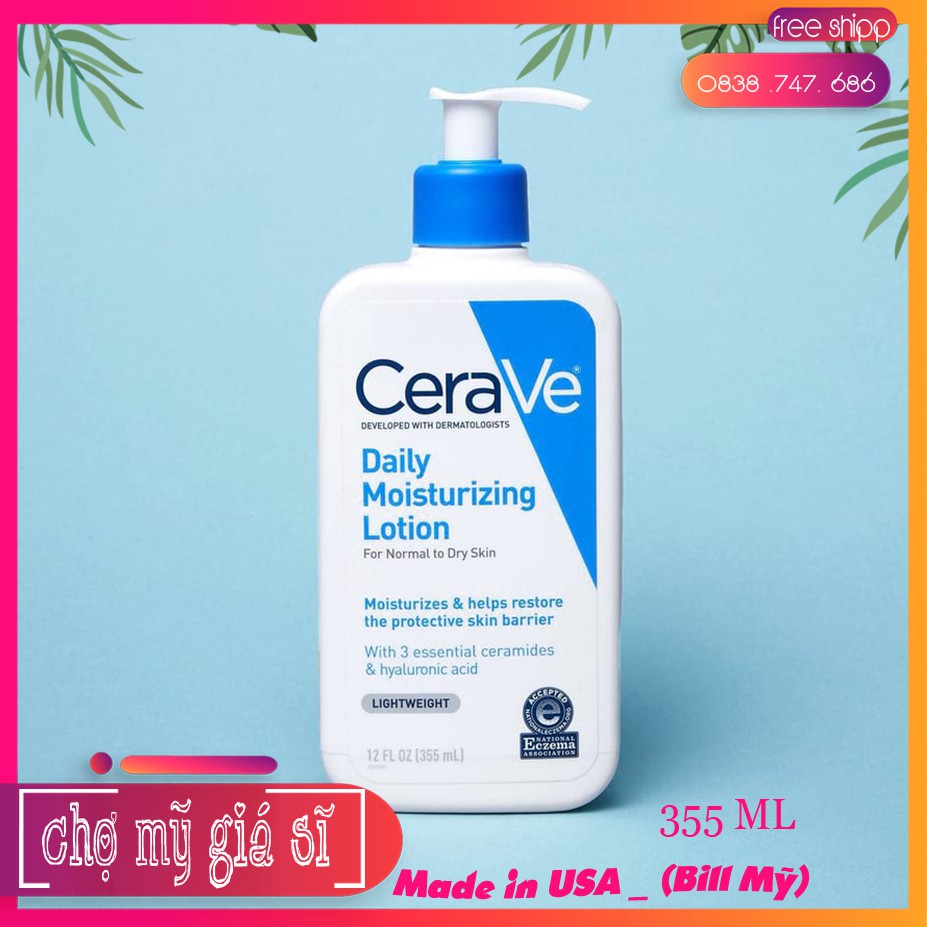 Sữa dưỡng ẩm CeraVe Daily Moisturizing Lotion 355ML