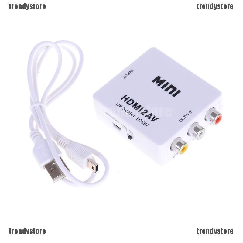 Bộ ChuyểN ĐổI Âm Thanh / Video Mini HDMI2AV Sang AV RCA CVBS 1080P