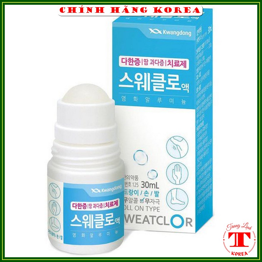 Lăn khử mùi, Lăn nách Kwangdong hàn quốc chai 30ml, tranglinh