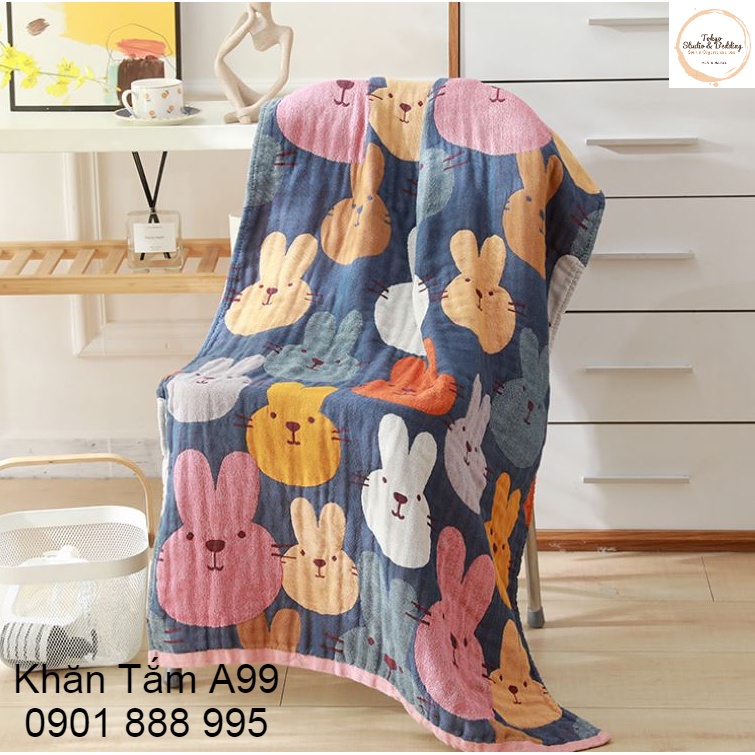 XẢ🔴TH Khăn tắm xô Cotton Sợi Tre Organic siêu mềm