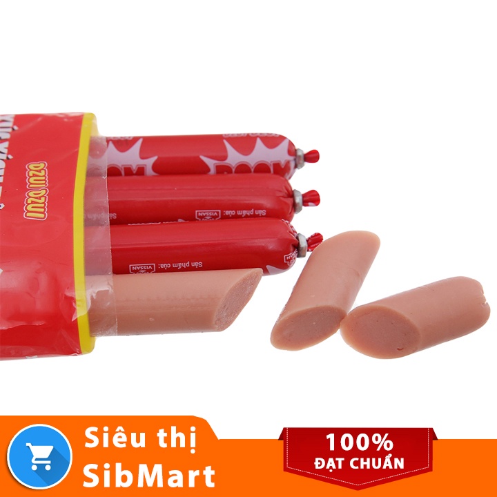 Xúc xích tiệt trùng Boom Boom Vissan 20g - Siêu Thị SibMart - SB0037