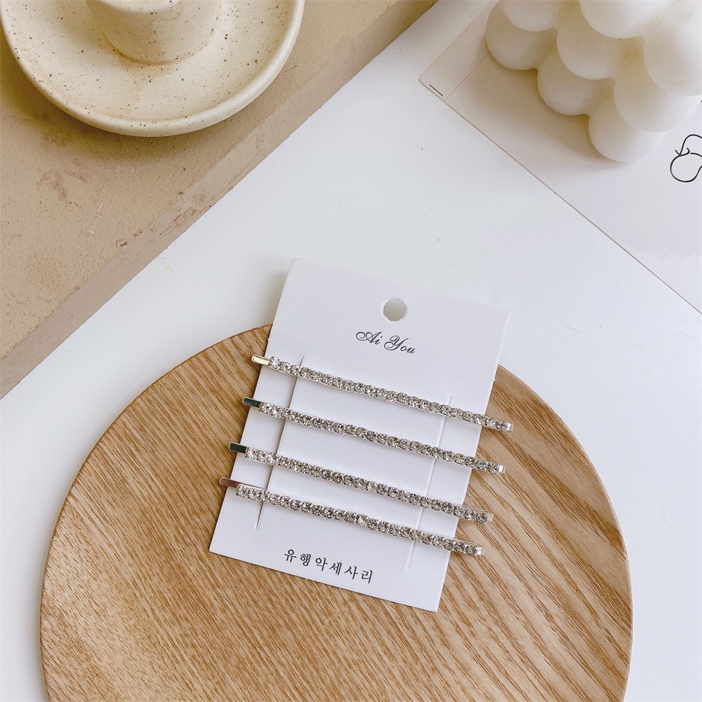 Kẹp tóc mái Idol, kẹp tóc đính đá sáng lấp lánh Filibra - CT060