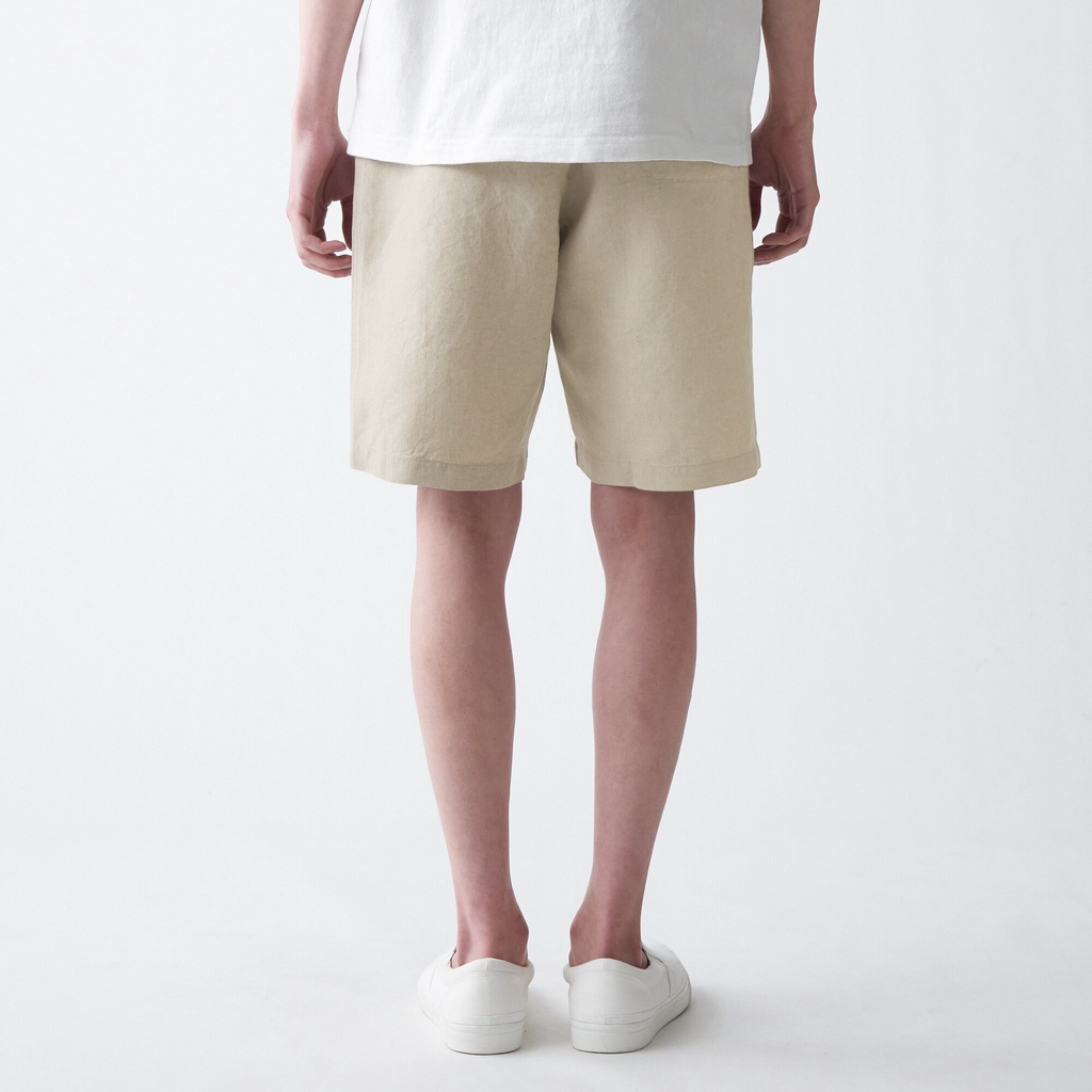 Muji Quần Short Vải French Linen