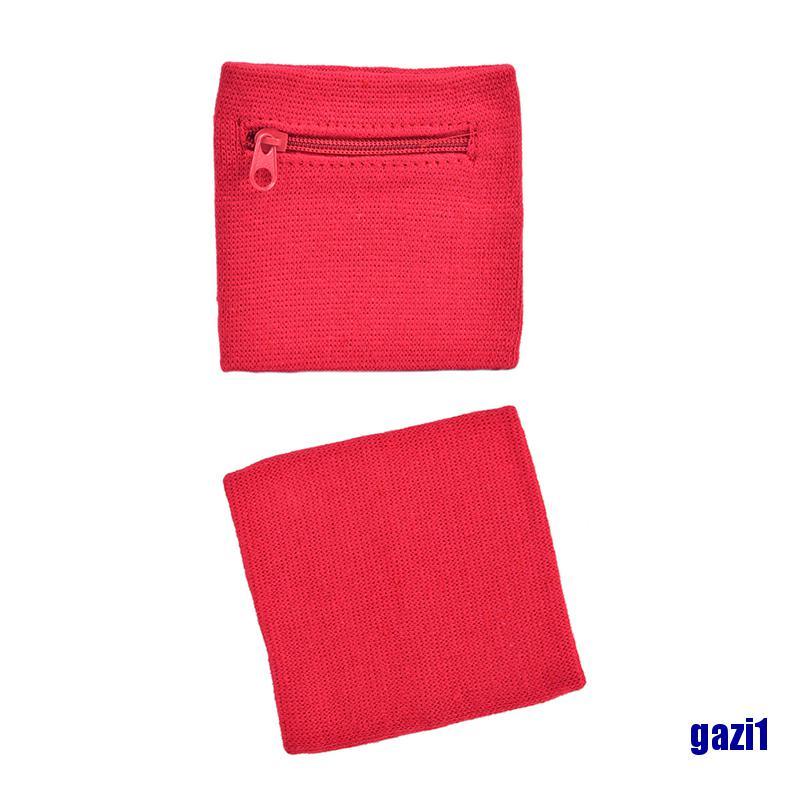 (gazi1) 1PC Sport Armband Running Bag Wristband Sweatband Wrist Pocket Wrist Wallet Bags