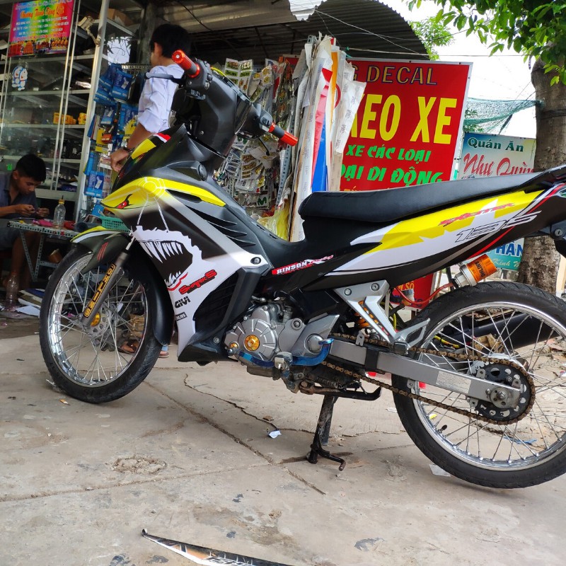 Tem Trùm 3 Lớp Ex 135 💖FREESHIP💖 Tem Xe Exciter 135 Mã T50