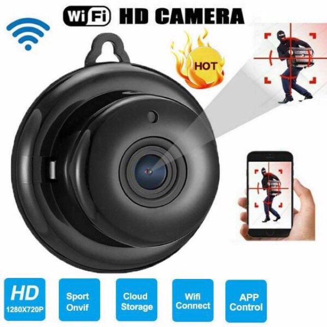 Camera Wifi giám sám sát không Dây Camera Giám sát HD 1080P V380