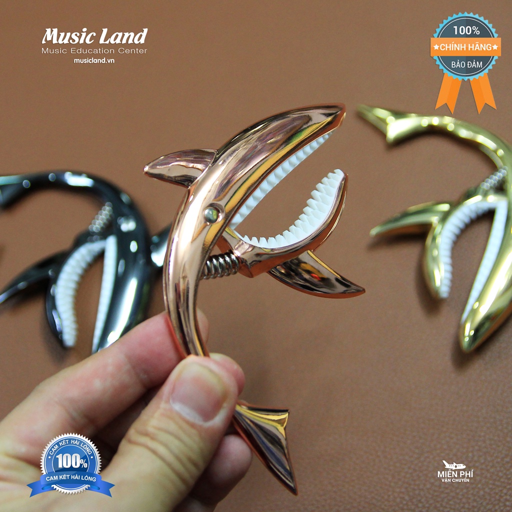 Capo Đàn Guitar Acoustic Cá Mập SC-4 – Chính Hãng