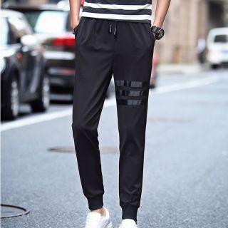 Quần jogger nam ba vạch kẻ ngang 2019