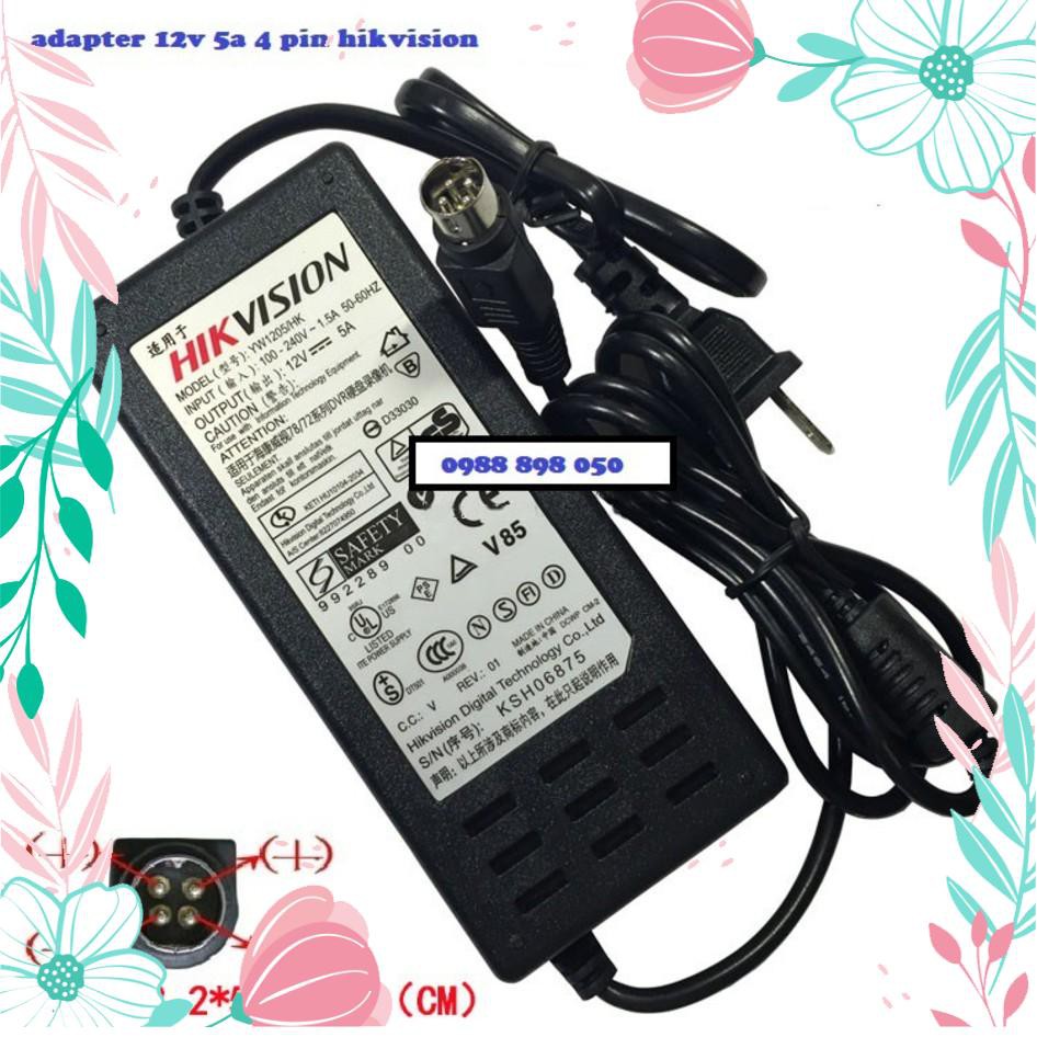 nguồn ĐẦU GHI HIKVISION 12V 5A 4 PIN CHÍNH HÃNG shopphukien192