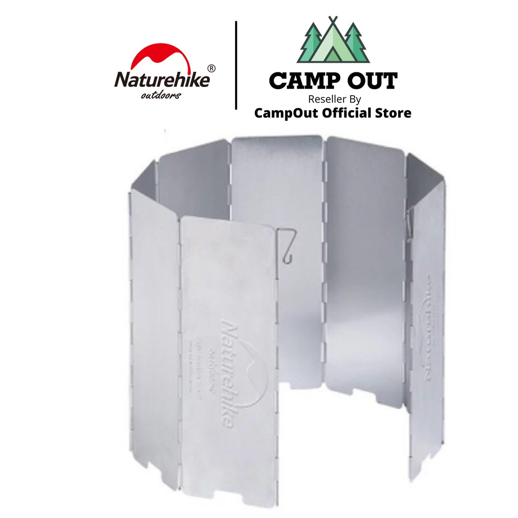 Naturehike đồ cắm trại campoutvn naturehike tấm chắn gió bếp cắm trại du lịch dã ngoại kín không rỉ A125