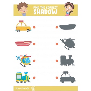 Bộ học liệu tìm bóng của hình