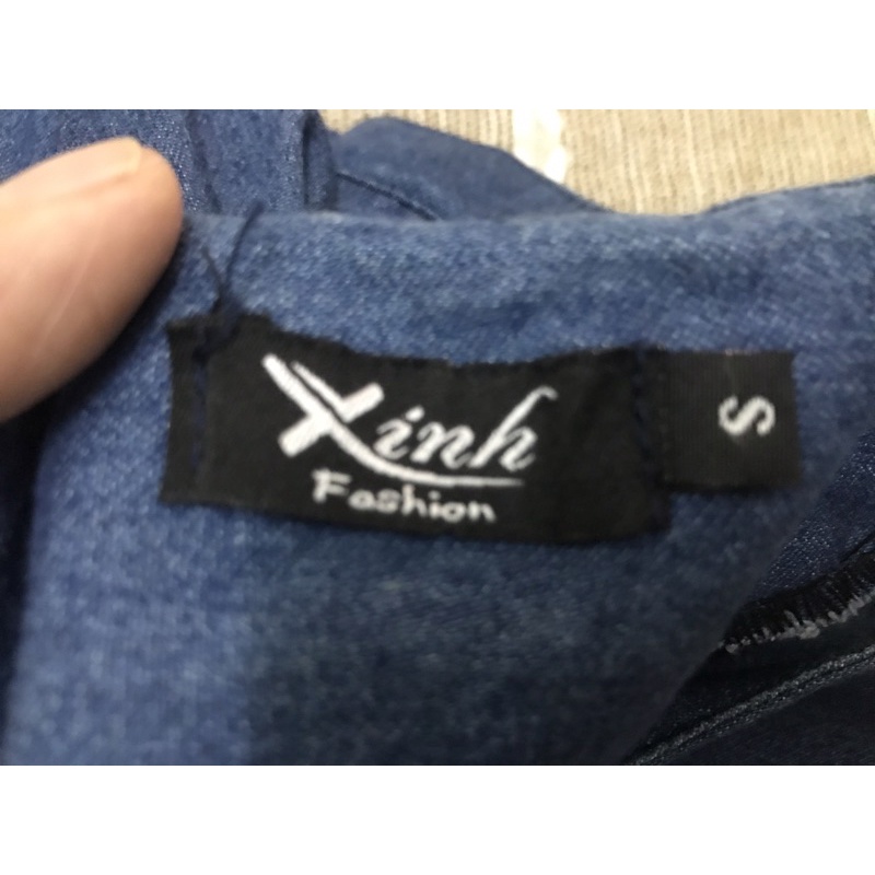 Đầm jean A hàng 2hand hiệu tuyển D10b