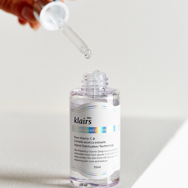 Tinh chất sáng da Klairs Freshly Juiced Vitamin Drop bảo vệ da khỏi những tác động của tia UV, giúp da mịn màng tối ưu | BigBuy360 - bigbuy360.vn