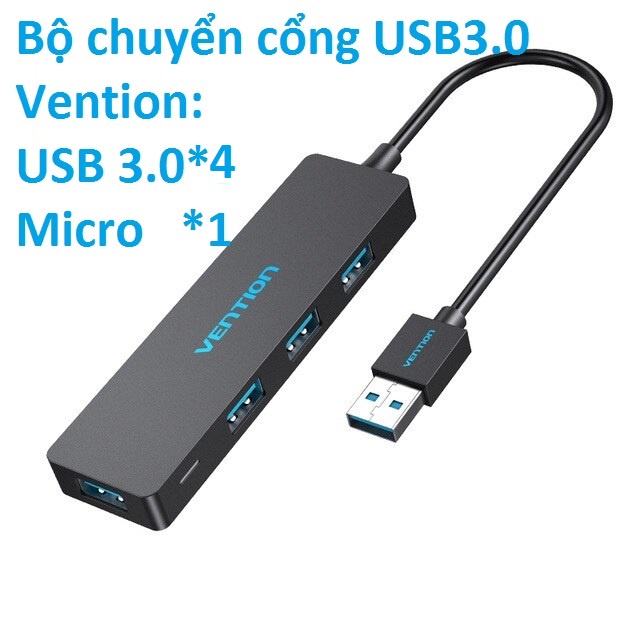 [1USB ra 4USB] Bộ chuyển cổng USB3.0 Vention