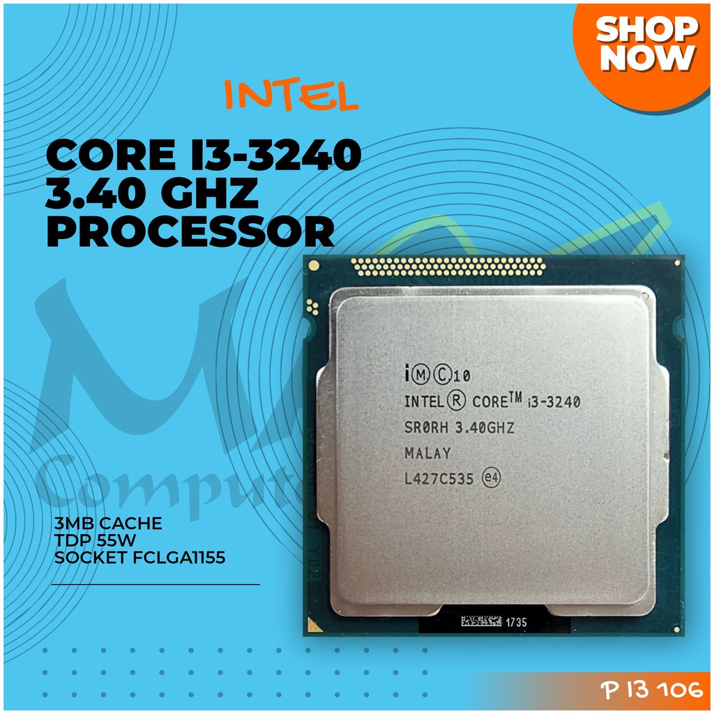 Bộ Xử Lý Intel Core I3-3240 3.40 Ghz 3m Cache Tdp 55w Fclga1155