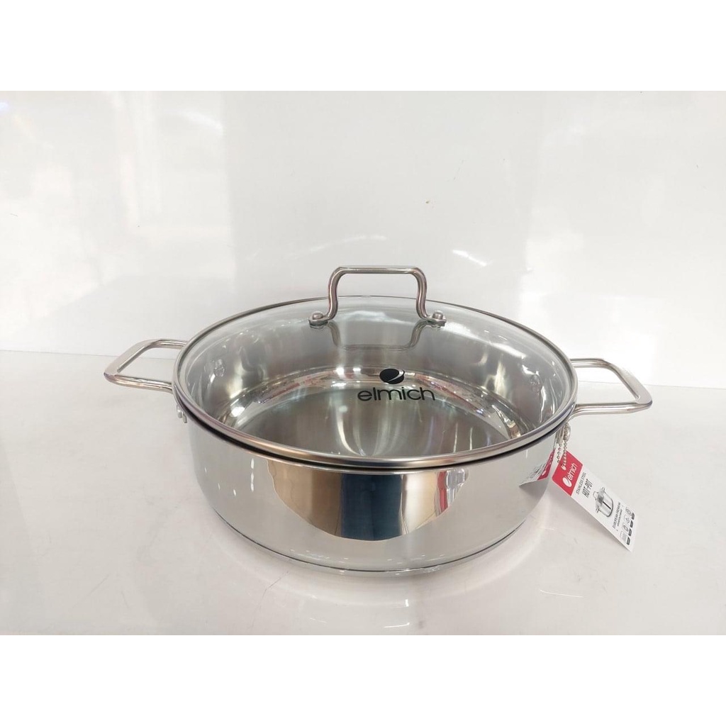 Nồi lẩu inox 3 đáy Elmich El-3850 size 26cm