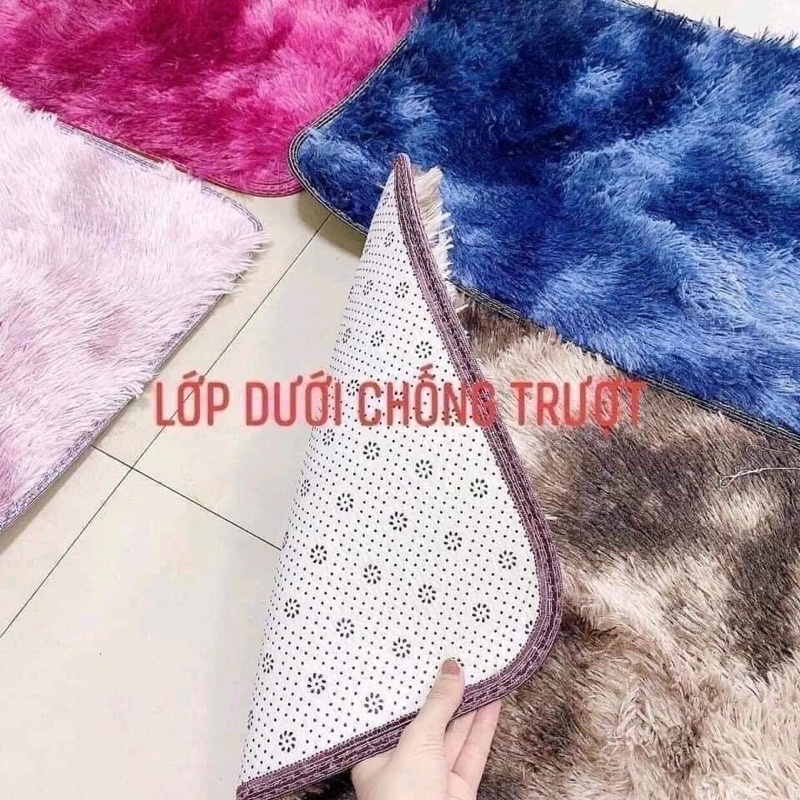 Thảm lau chân lông loang kích thước 60cm x 40cm