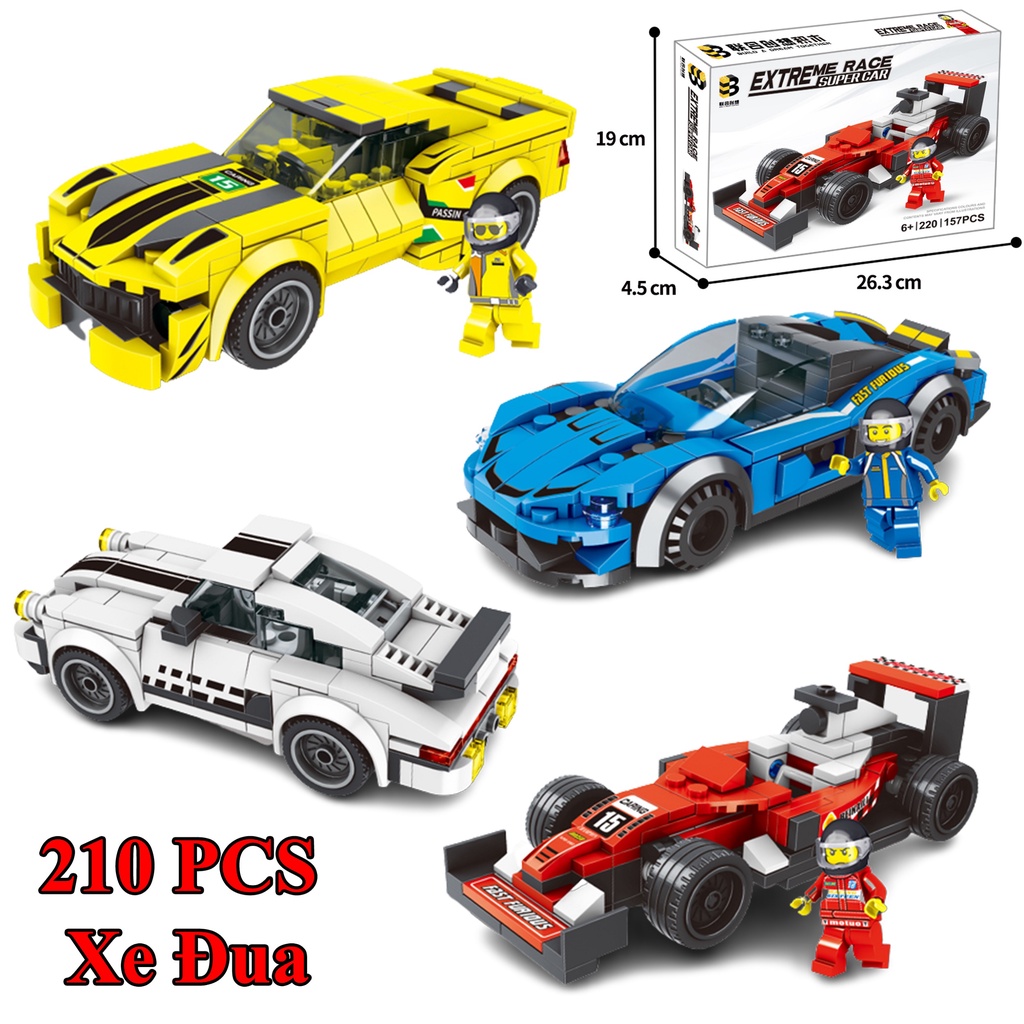 Bộ Đồ Chơi Lắp Ráp Lego OTO F1, Xe Thể Thao, Lắp Ghép Mô Hình Lego Xe Đua Công Thức 1