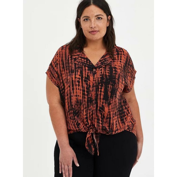 Áo kiểu hoa big size Torri ( ngực 115cm đến 135cm)