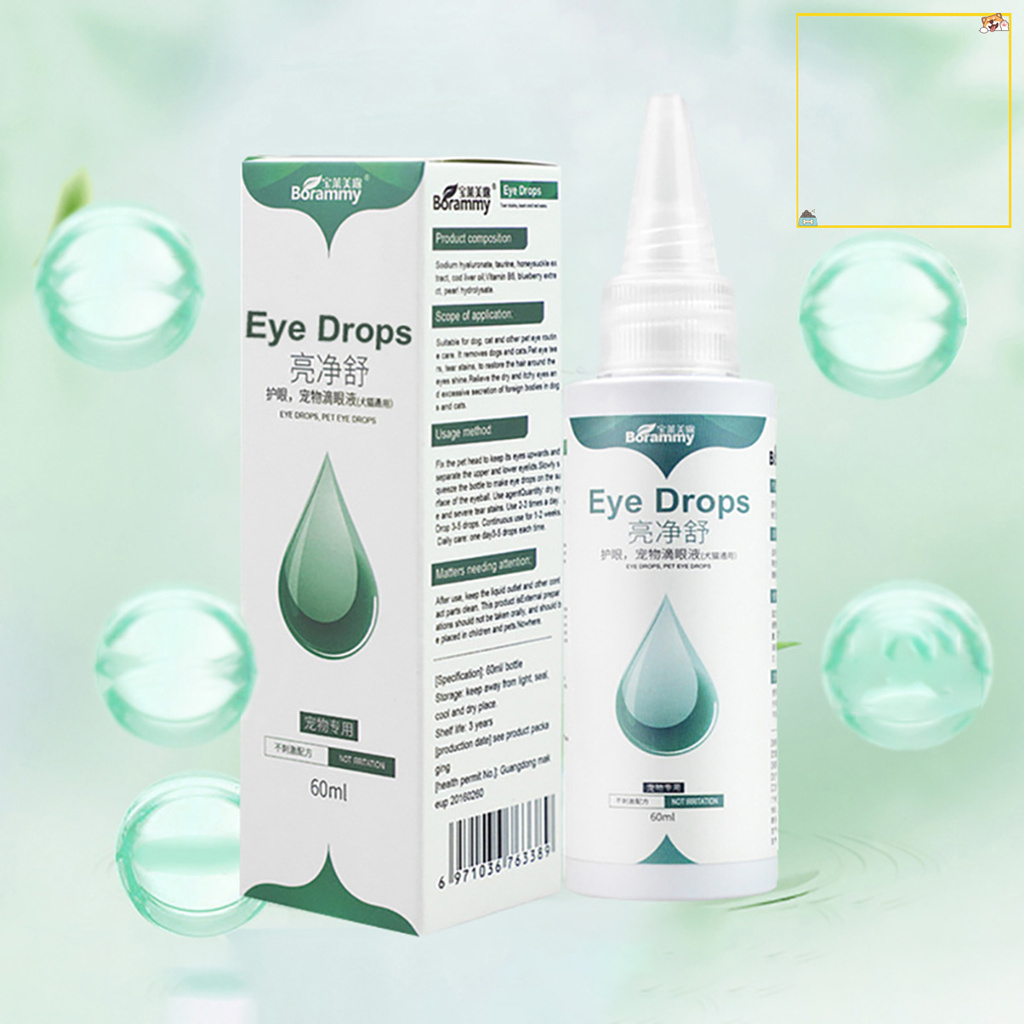 DROPS (Hàng Mới Về) Dung Dịch Làm Sạch Vùng Da Mắt An Toàn Cho Thú Cưng