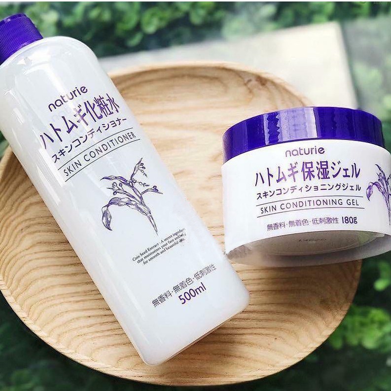 Kem dưỡng ẩm naturie skin conditioning gel Nhật Bản bộ sản phẩm chăm sóc da 180g