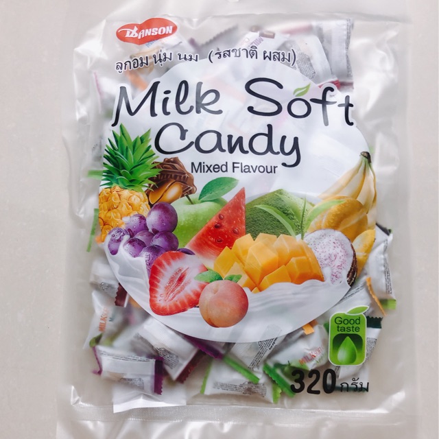 Kẹo sữa mềm trái cây thái milk sofl candy 320gr