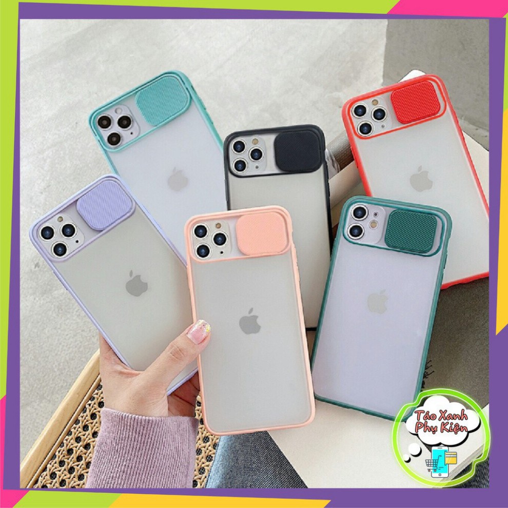 ADFG Ốp Iphone - Ốp Nhám Trượt Camera (Ốp Nắp Trượt Thế Hệ Mới) 4 AO52
