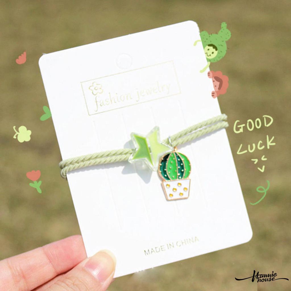 Vòng đeo tay mặt hình ngôi sao phong cách Nhật Hàn