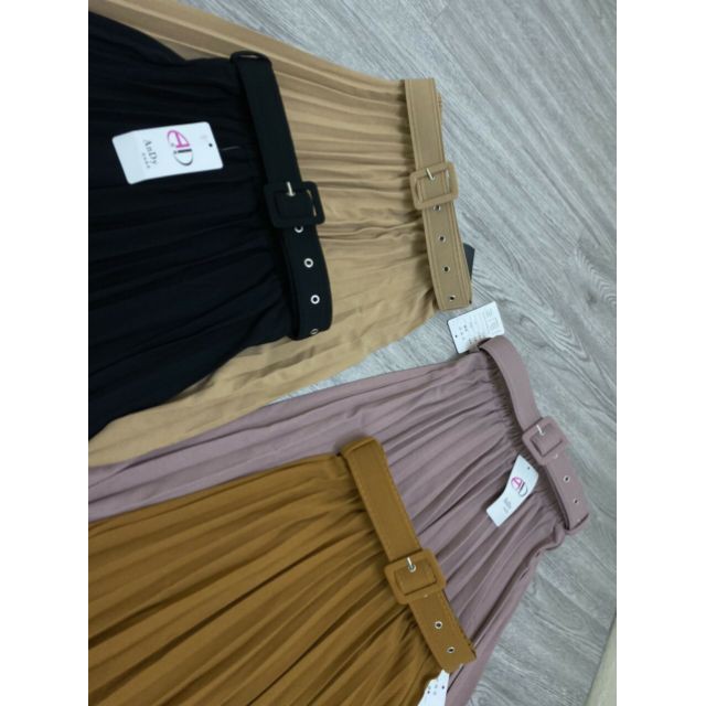 Chân váy xếp ly dài công sở kèm đai lưng hàng đẹp cao cấp sale giá rẻ - Mã CV310 | BigBuy360 - bigbuy360.vn