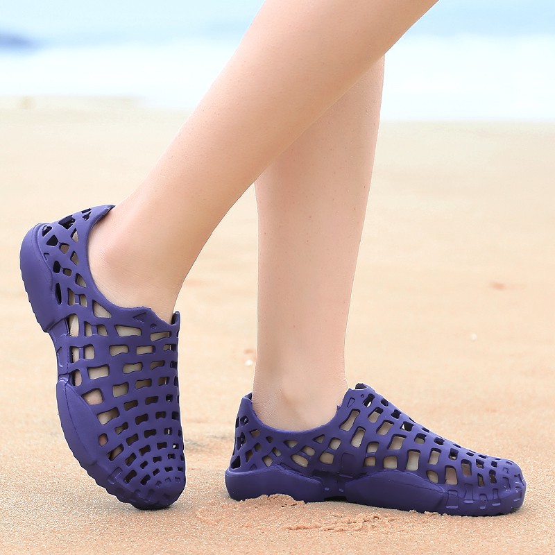 Mike Giày Crocs Đi Mưa Chống Trượt Thoáng Khí Cho Cặp Đôi