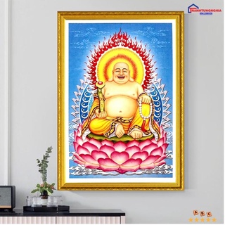 Tranh đính đá abc phật di lạc 84cm x 59cm