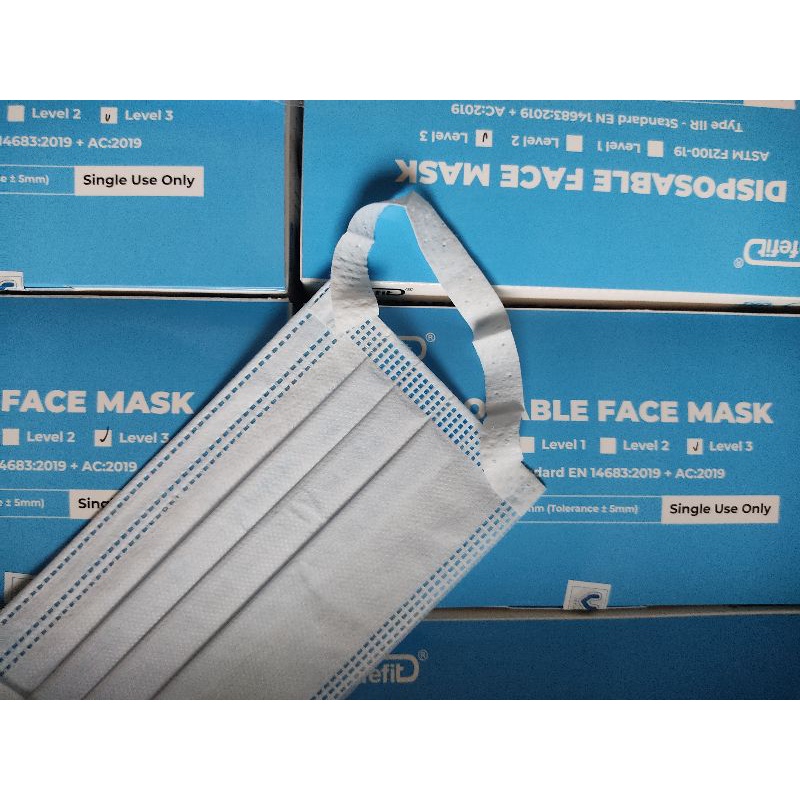 Khẩu trang y tế quai đeo bản to không đau tai