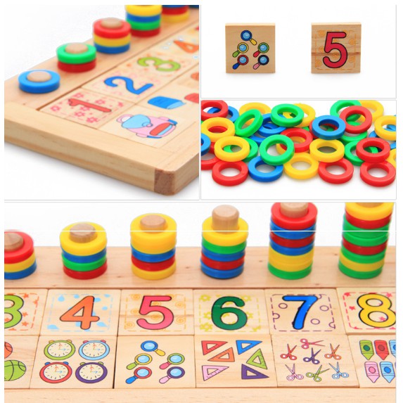 Bảng học toán Montessori