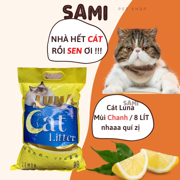 Cát vệ sinh cho mèo, Luna Litter 8L