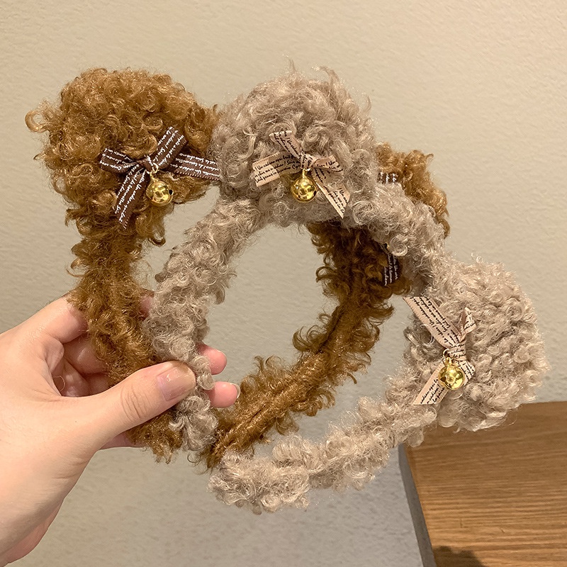 Băng Đô Len Lông Cừu Mềm Mại Thoải Mái Thời Trang Thu Đông Cho Nữ