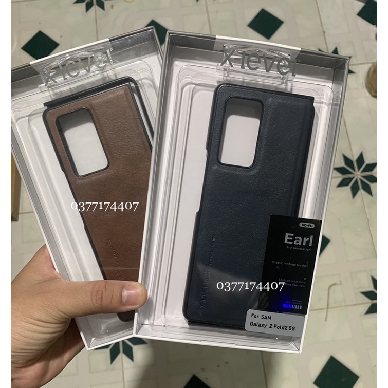 Ốp lưng X-Level da cho Samsung Galaxy Z Fold 2 , Z Fold 3, Z Fold 4, Z Flip 3, Z Flip 4 5G lịch lãm sang trọng