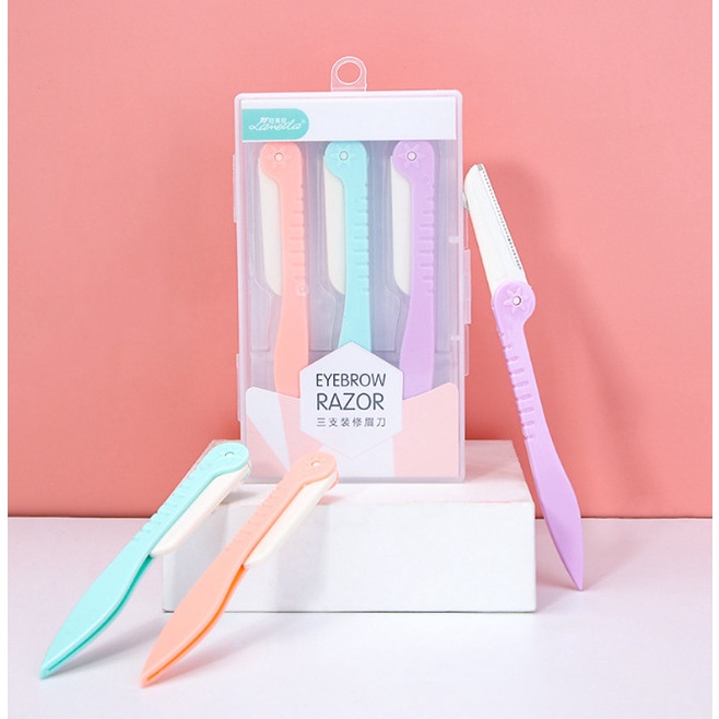 Bộ 3 Dao cạo lông mày LAMEILA cao cấp dành cho nữ BAG U DAOCAO41