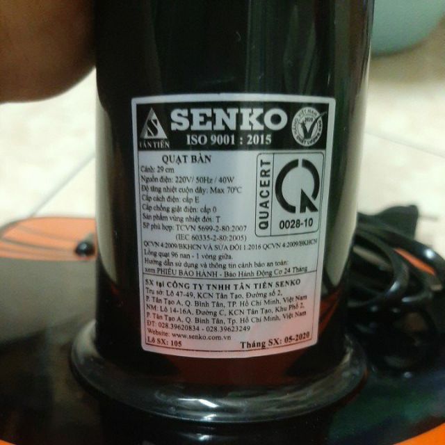 ĐẶT QUẠT NHẬN TRONG NGÀY: QUẠT BÀN SENKO B1210 HÀNG CHẤT LƯỢNG, GIÁ ƯU ĐÃI CHO KHÁCH HÀNG, BÀO HÀNH 24 THÁNG🎯 | BigBuy360 - bigbuy360.vn