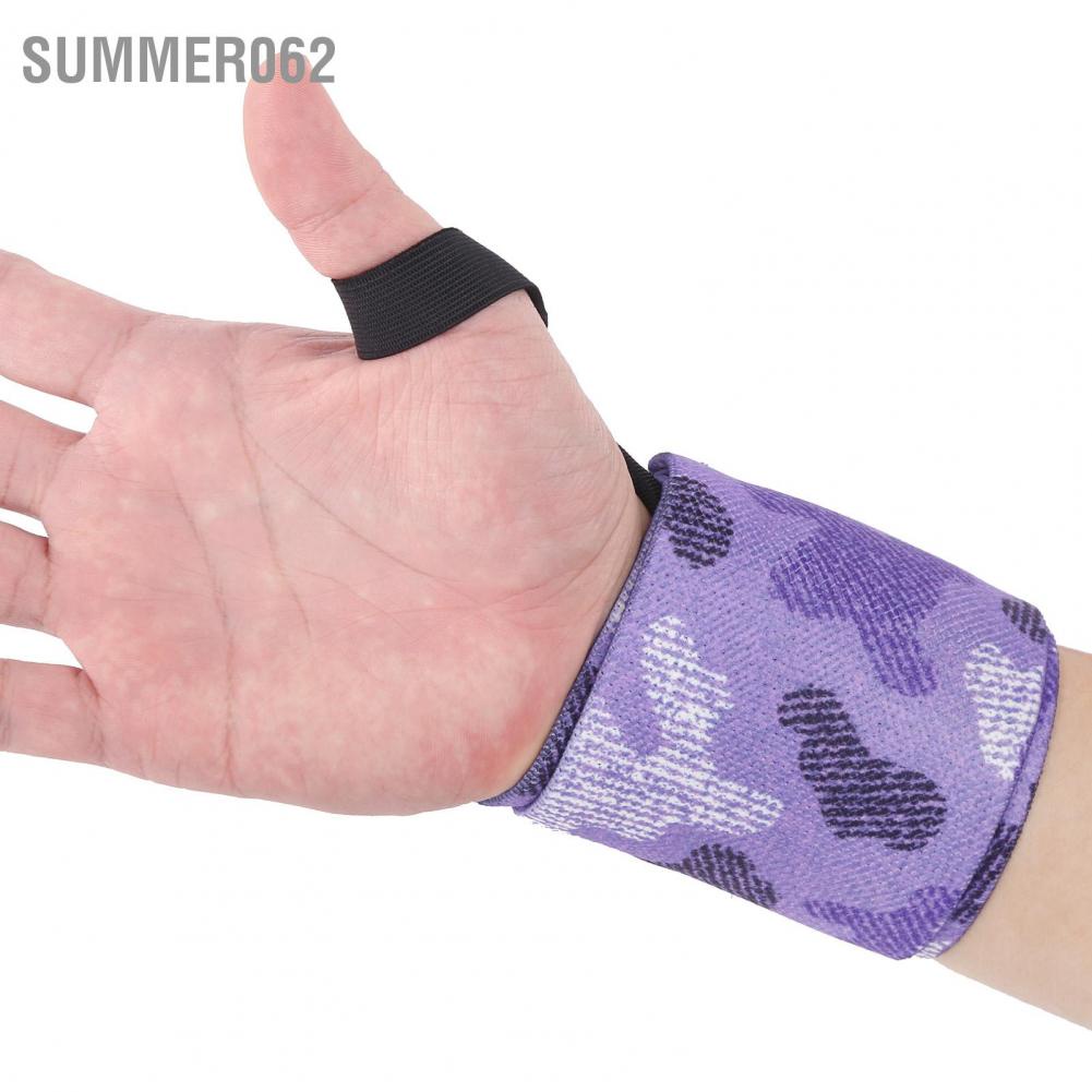 Summer062 Compression Wrist Brace Adjustable Weight Lifting Straps Wraps for Gym Fitness