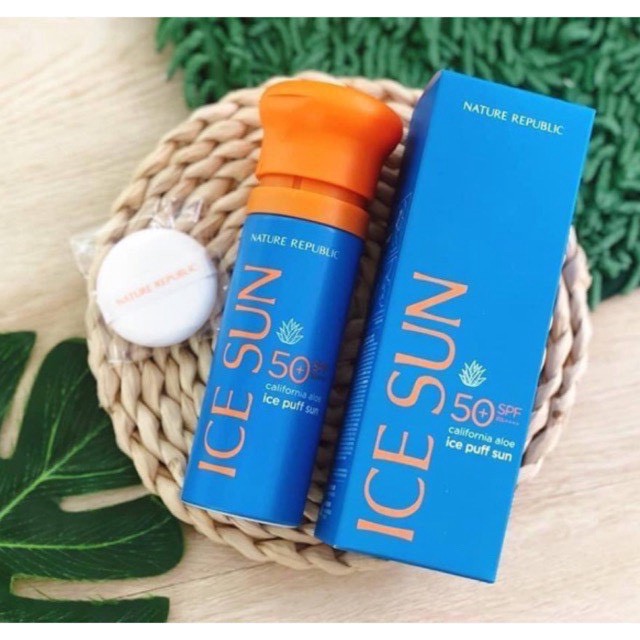 Kem chống nắng ICE PUFF SUN SPF dạng xịt lên đến 12 tiếng - Bini.store.official